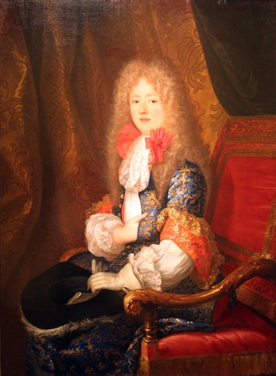 Elisabeth Charlotte of the Palatinate, Duchess of Orléans, in Hunting Dress by Louis Ferdinand Elle the Younger